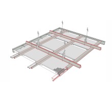 Sistem de tavan casetat metalic Tile Clip-in Standard