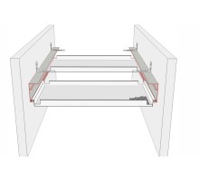 Sistem de tavan casetat metalic Plank Hook-on DS