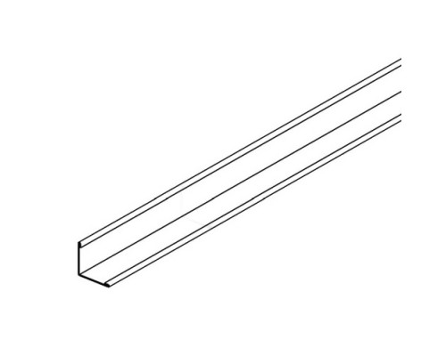 Profil perimetral L pentru tavan casetat